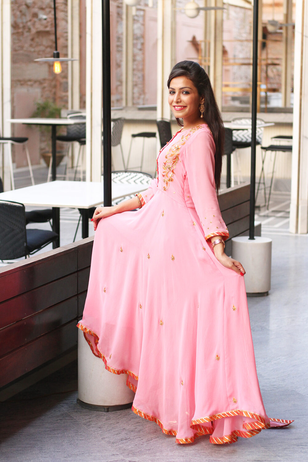  Floral EmbroideredKurta - Image 2