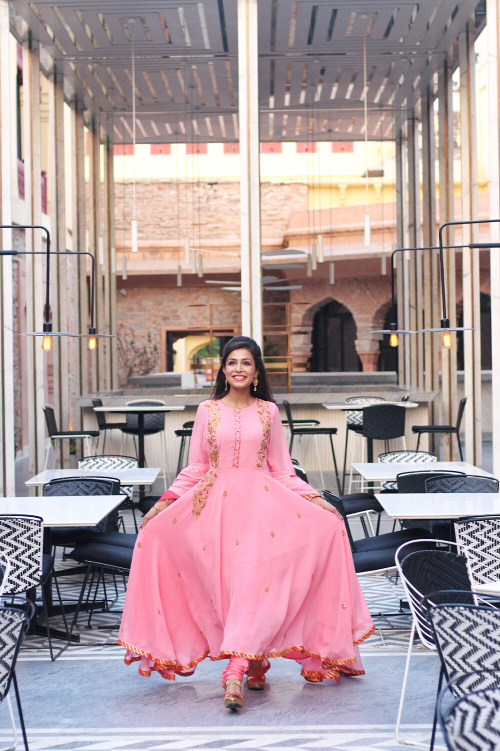  Floral EmbroideredKurta - Image 3