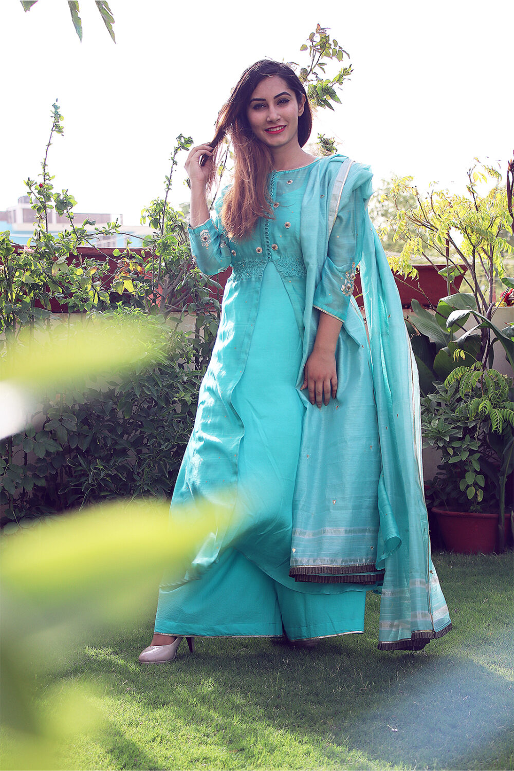 Embroidered Straight Kurta Sets - Image 3