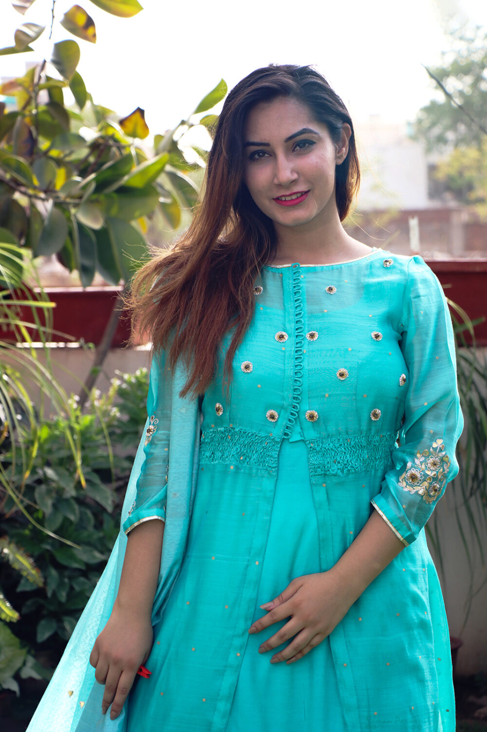 Embroidered Straight Kurta Sets - Image 2