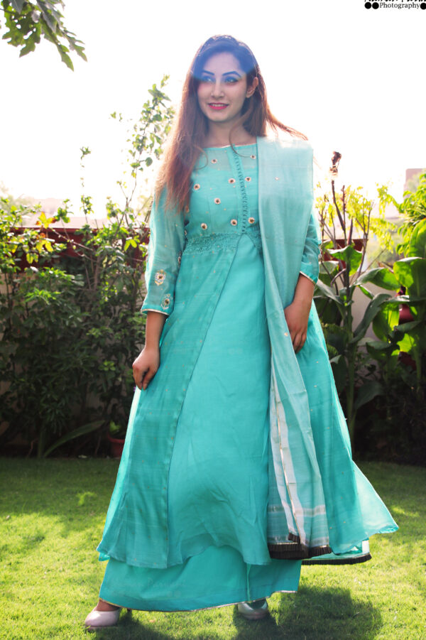 Embroidered Straight Kurta Sets