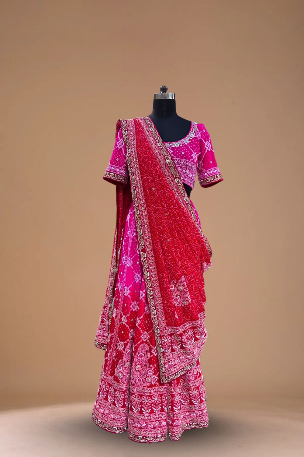 Mahreen Red Wedding LEHENGA - Image 2